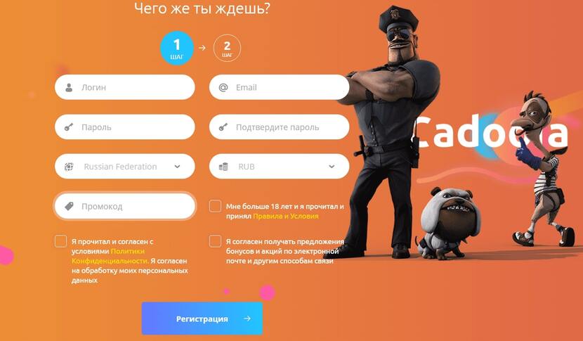Реєстрація та введення